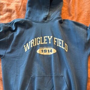 Vintage early 2000’s Wrigley Field Blue Hoodie